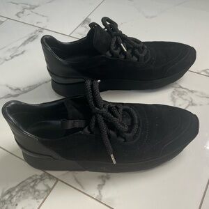 Hermès Miles black Noir Suede Sneakers sz 39